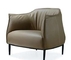 Hotel-Entwurfs-modernes klassisches Sofa-Schnittwohnzimmer-einzelner Lederstuhl fournisseur